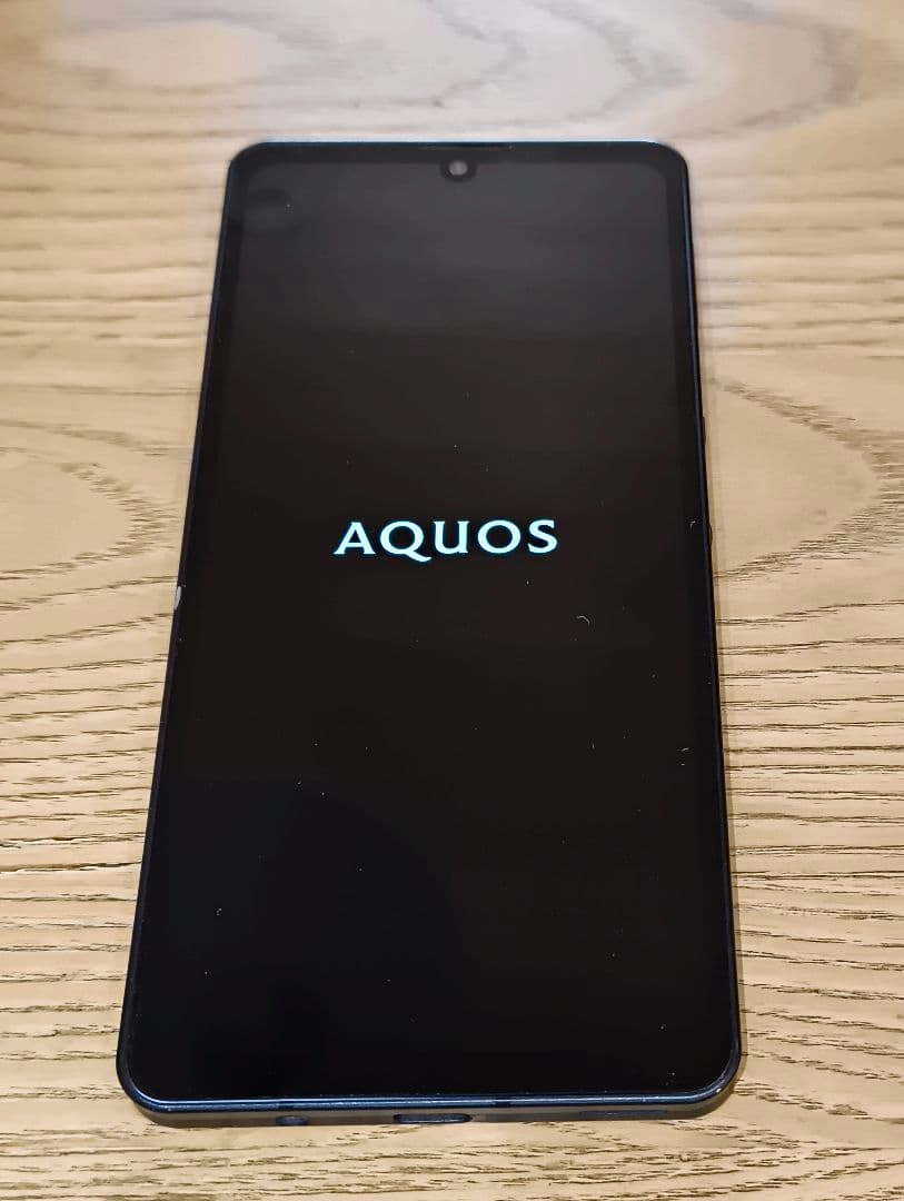 シャープ AQUOS sense 6s スマートフォン ブラック系 楽天モバイル