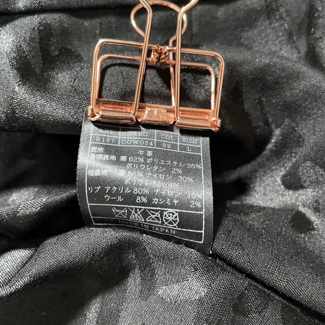 AKM レザージャケット カウハイド ダイヤキルティング スタンドカラー