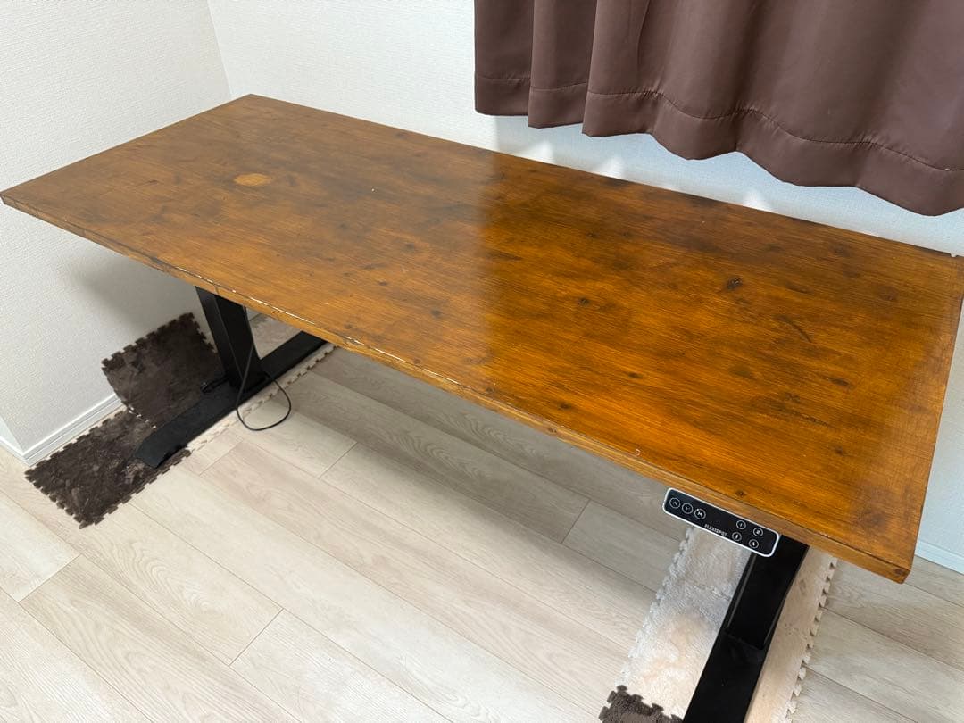 ゆう☆)FLEXISPOT E7B 昇降機能付き木製(160x65)