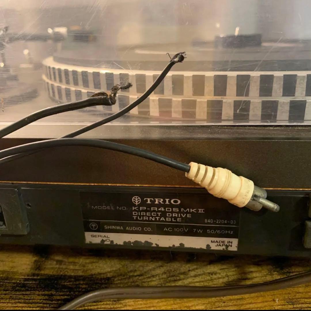 ★希少★ TRIO ターンテーブル KP-R405MK2 レコードプレーヤー