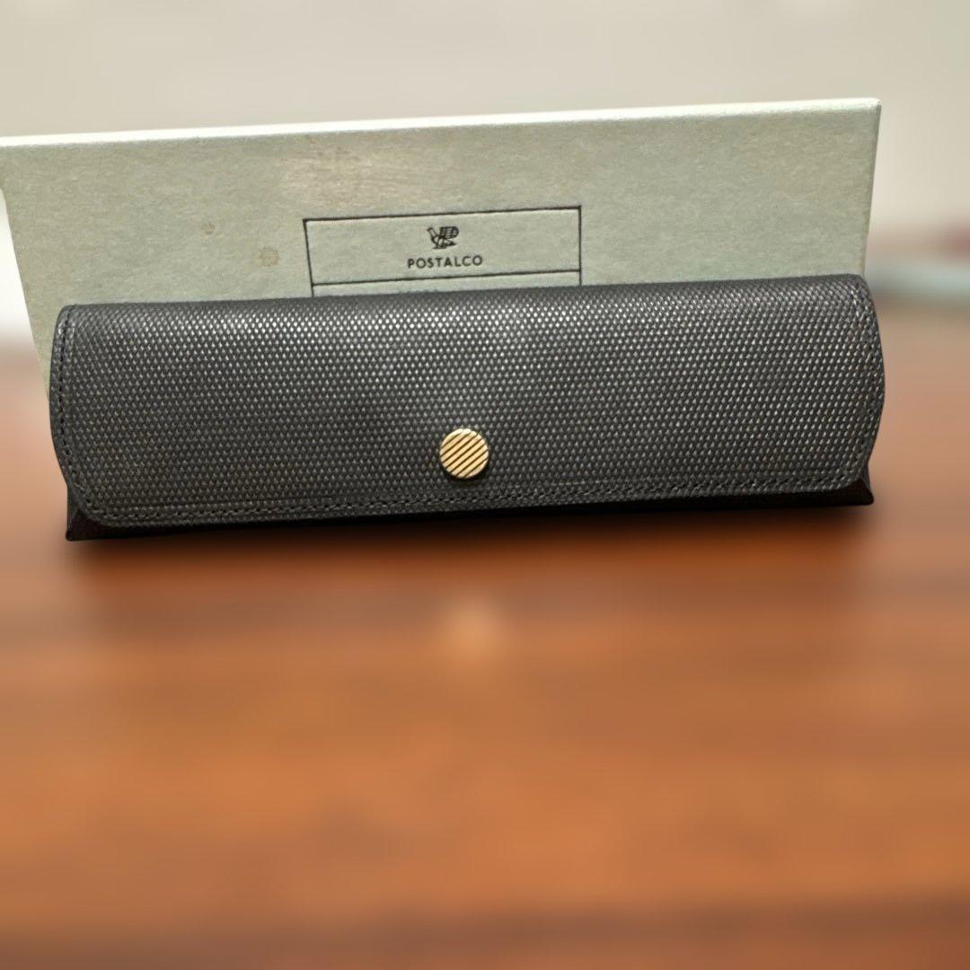 ポスタルコ　スリーペンケース　黒　POSTALCO