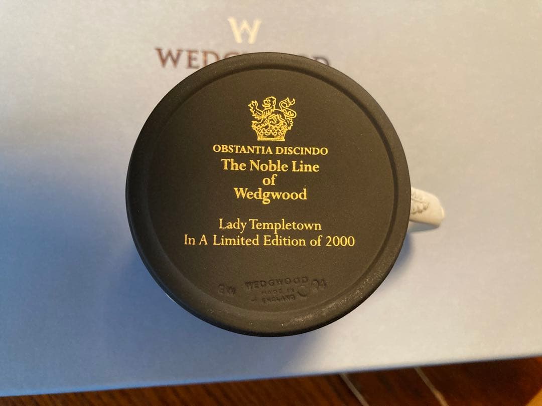 シリアルNo付き ウェッジウッド レディー テンプルタウン カップ & ソーサー
