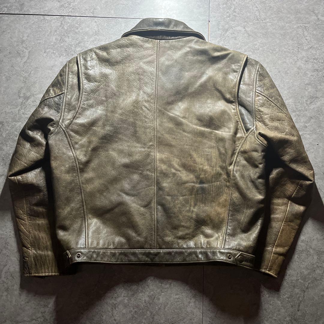 希少 PARK MILLER シングルライダース レザージャケット M 送料無料