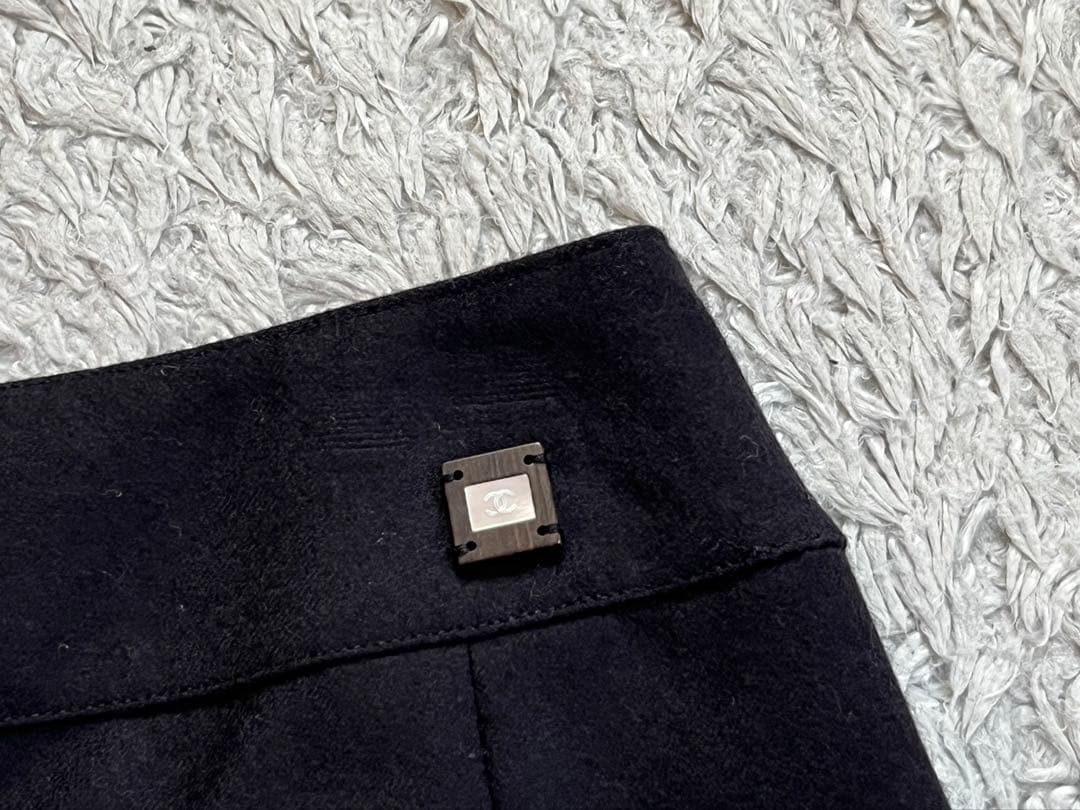 CHANEL・カシミヤ混woolスカート極美品