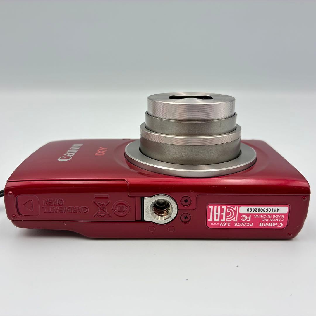 ★値下げ★美品★ CANON IXY180 レッド キヤノン バッテリー２個