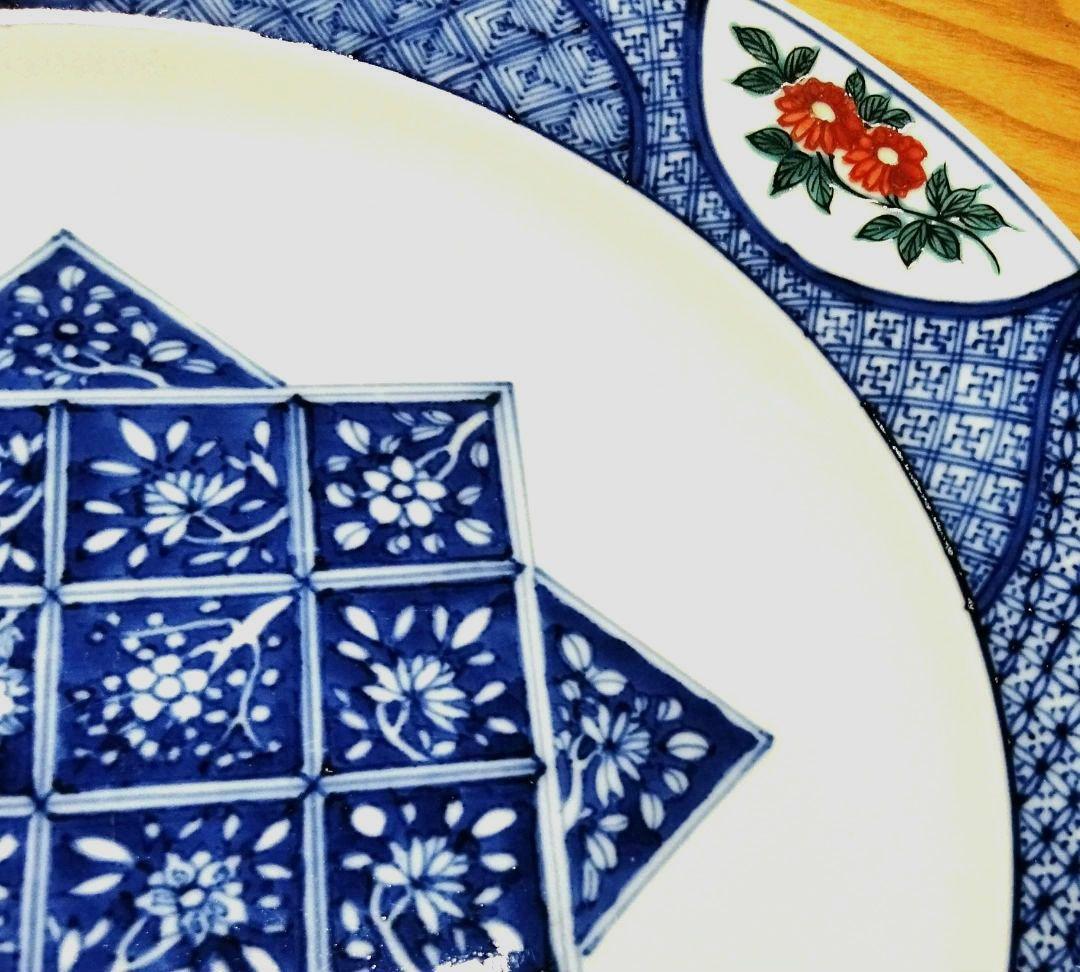 ☆ 平安岩華 清水焼 大皿