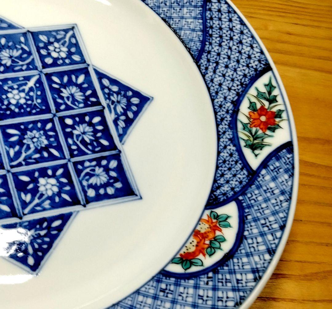 ☆ 平安岩華 清水焼 大皿