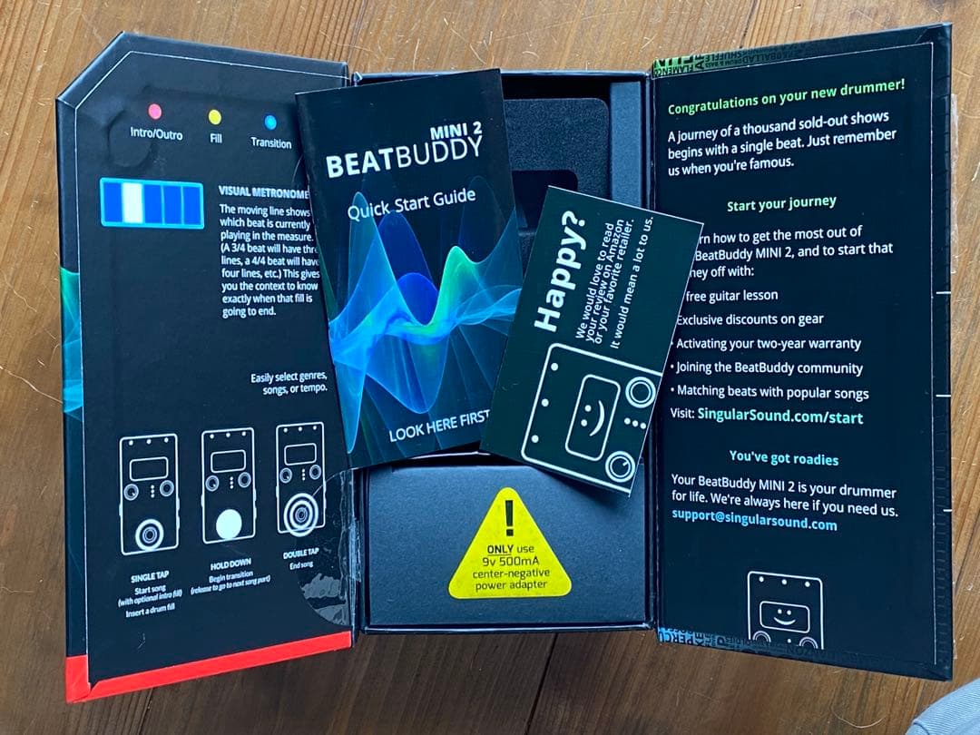 BeatBuddy Mini 2 フットスイッチ付き