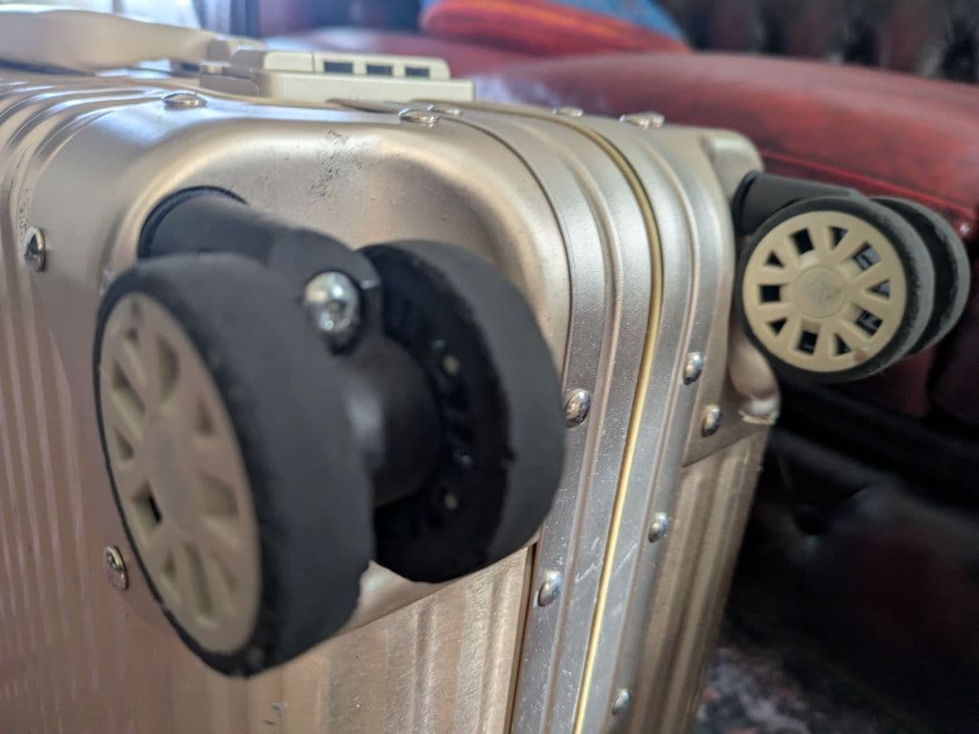 ★値下げ★LANZZOランツォアルミ34L スーツケースゴールド