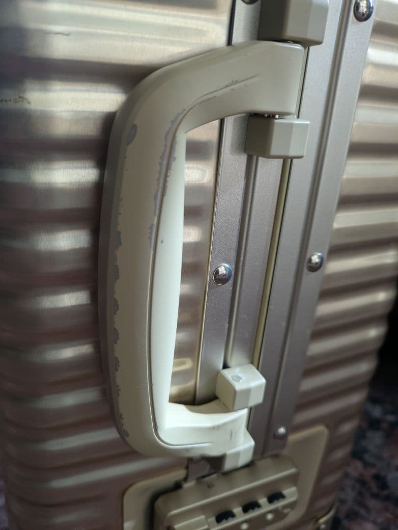 ★値下げ★LANZZOランツォアルミ34L スーツケースゴールド