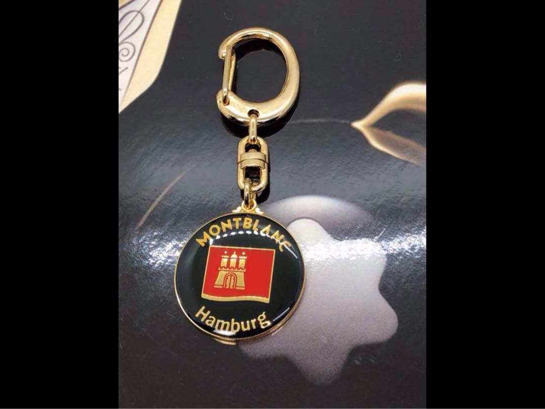 モンブラン　★非常にレアなヴィンテージ・ゴールドメダル★スターマークキーホルダー