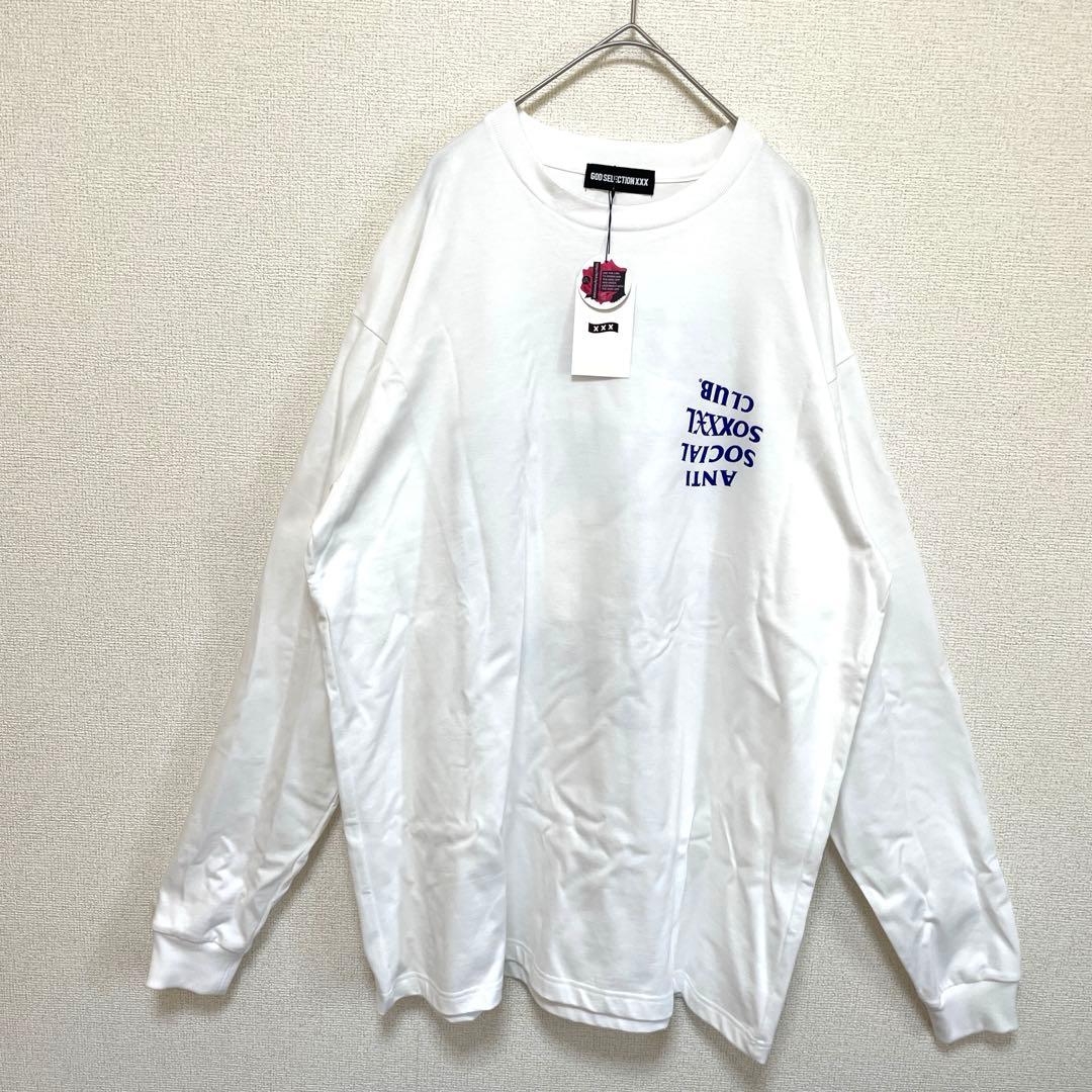 未使用品 限定コラボ ASSC ゴッドセレクションXXX ロンＴ XL 白