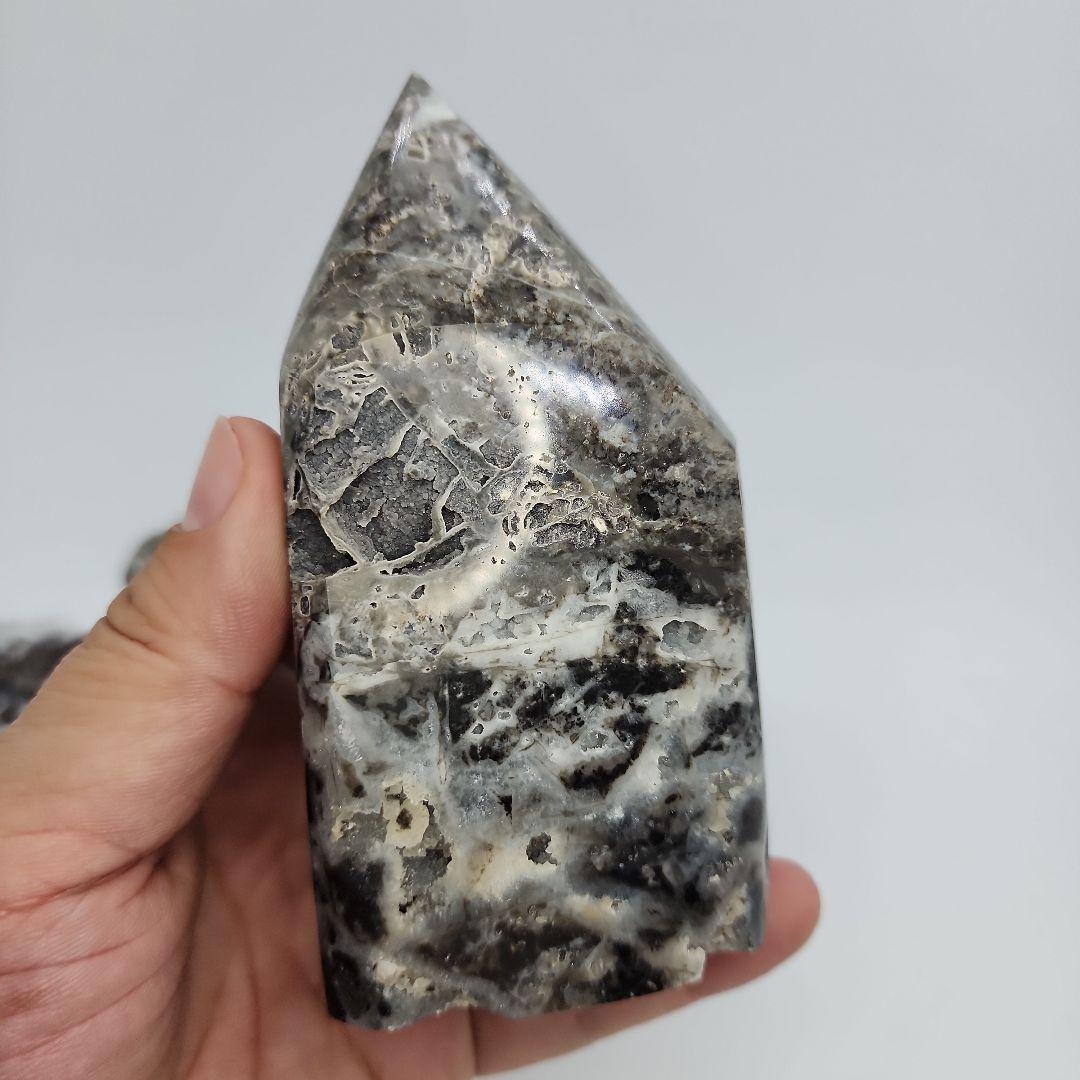 天然石 スファレライト キューブ タワー 4点セット！