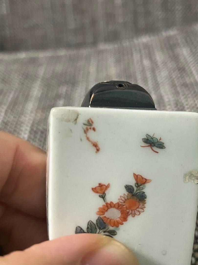 柿右衛門・香炉・江戸中期・ミニチュア