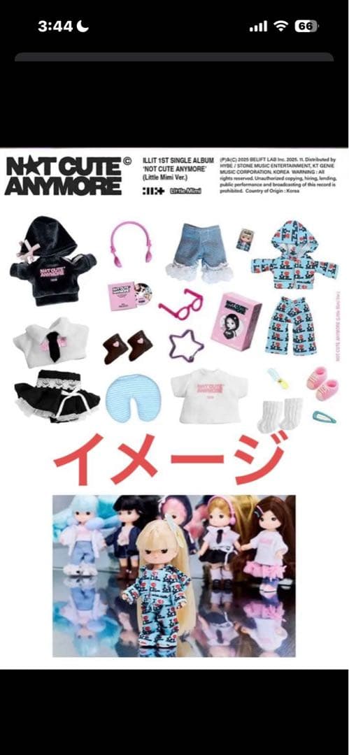 NOT CUTE ANYMORE Little-Mimi リトルミミ アイリット