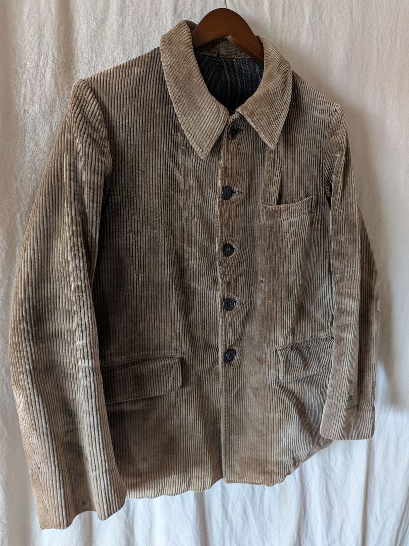 30s40s LE MONT ST MICHEL コーデュロイ ファーマーズ