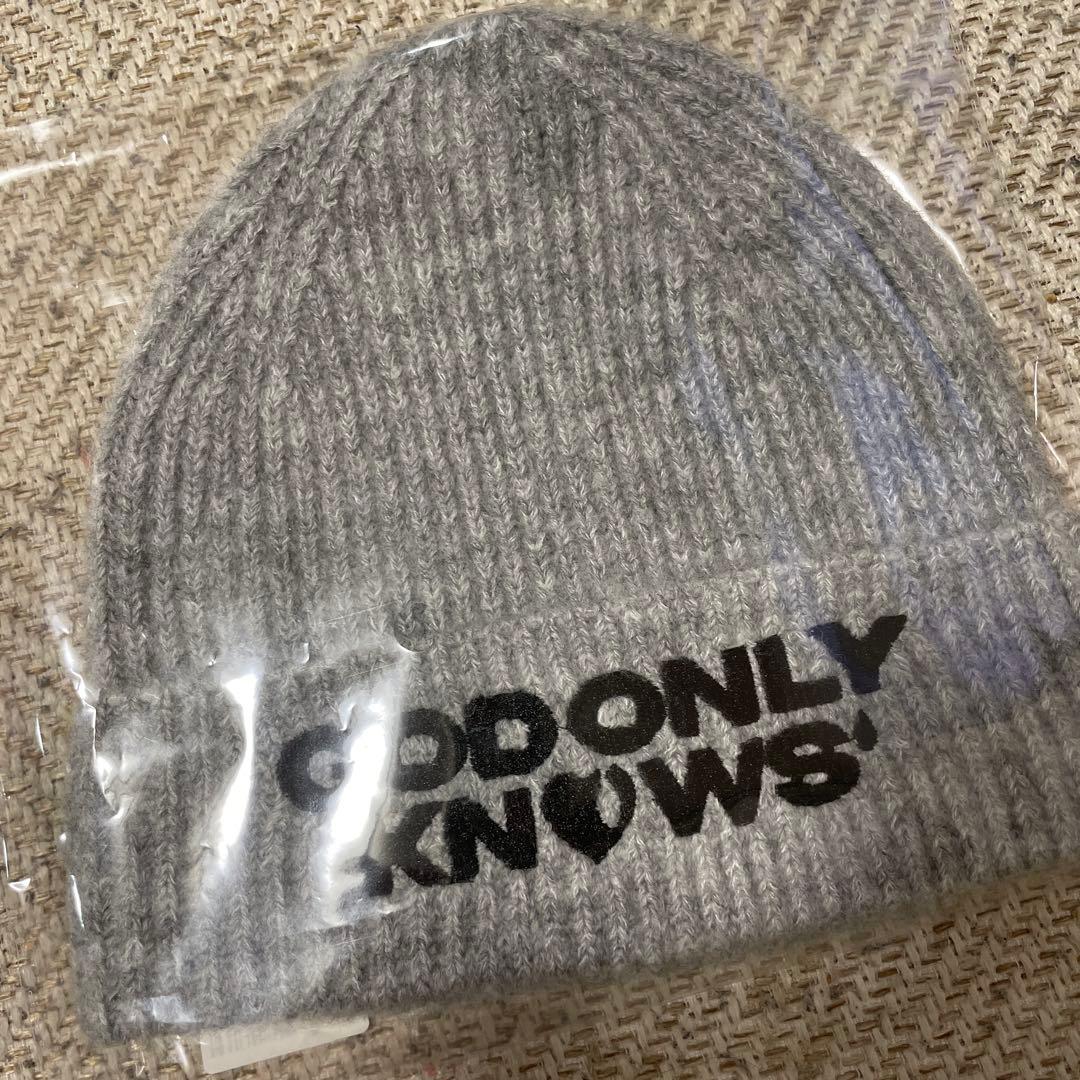 GOD ONLY KNOWS 岩田剛典　ニット帽　グレー　ビーニー　ブラック