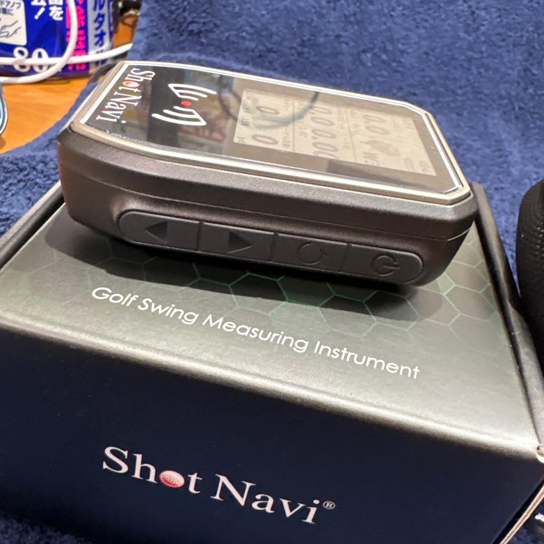 Shot Navi W3 ゴルフスイング測定器 ケース付き