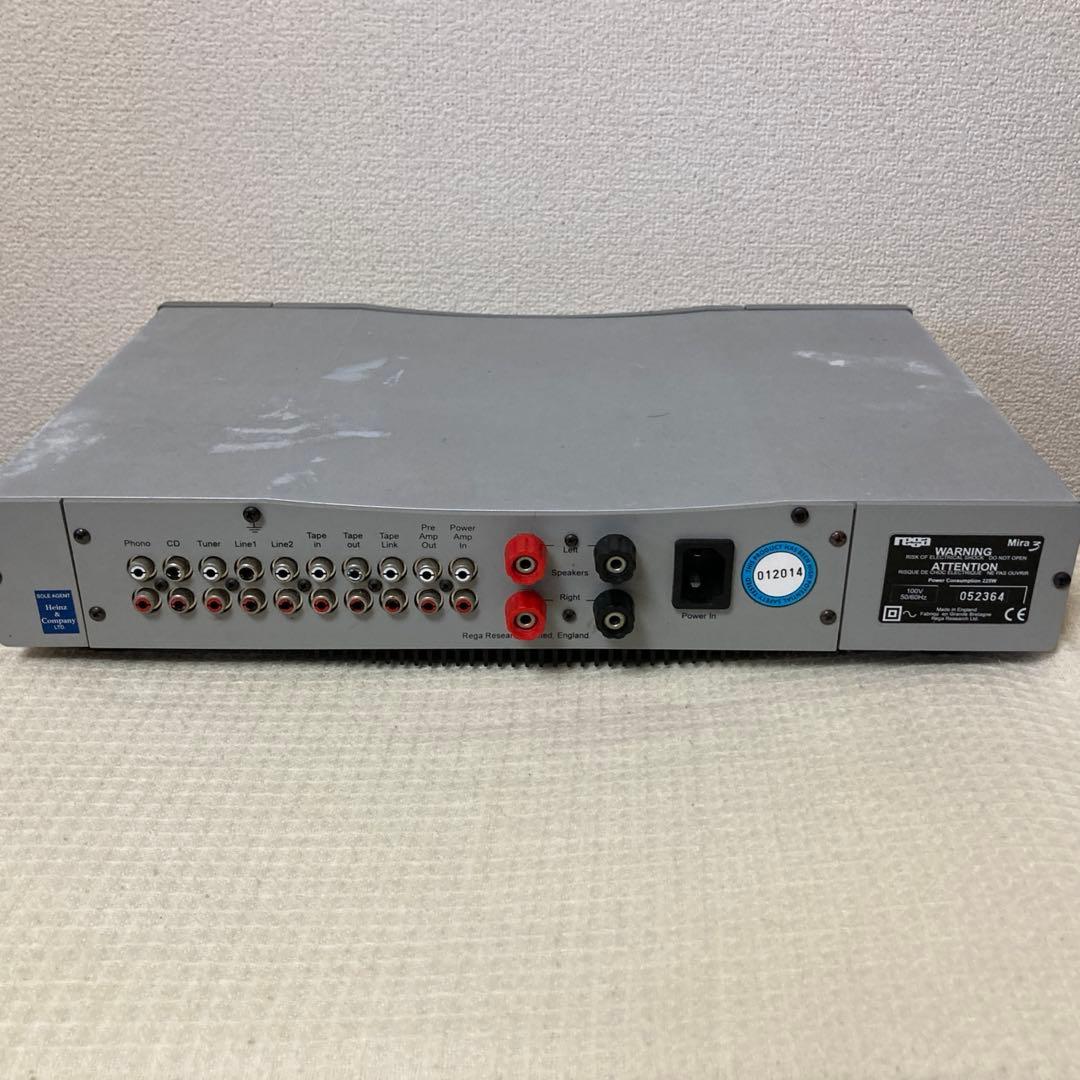 希少モデル 英国REGA Mira3プリメインアンプ動作品 フォノイコ秀逸 レガ