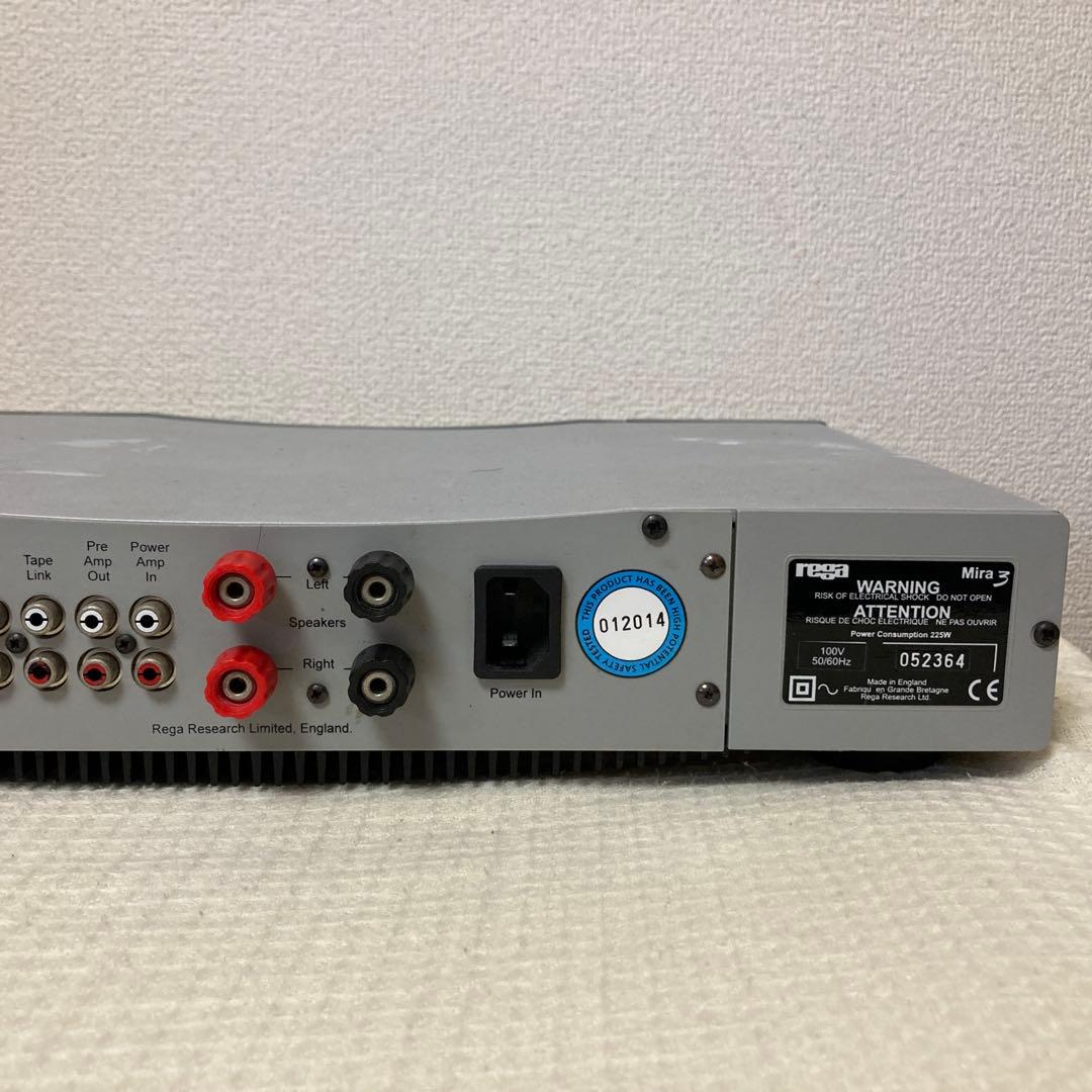 希少モデル 英国REGA Mira3プリメインアンプ動作品 フォノイコ秀逸 レガ