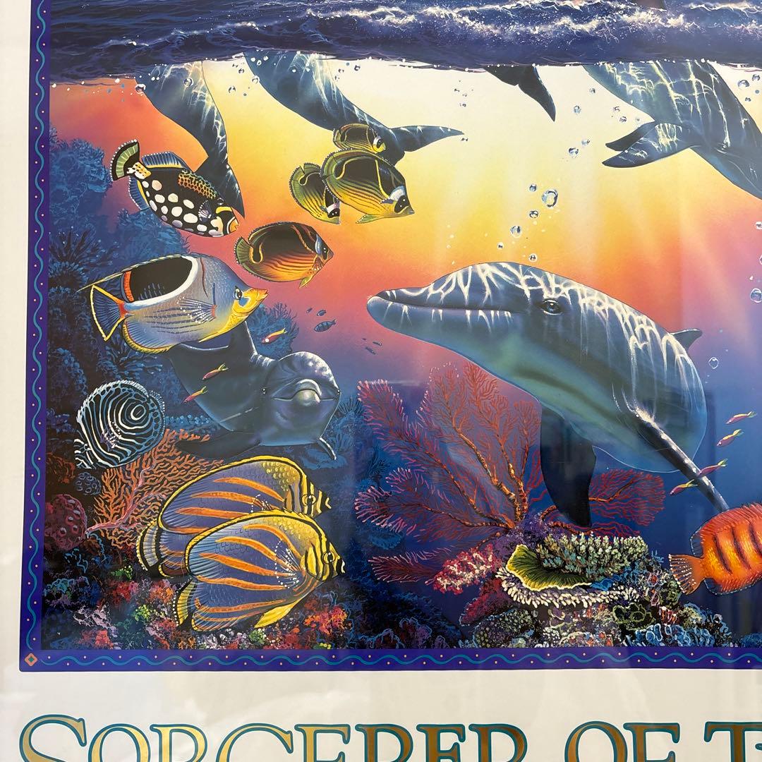 亜*ん様 ラッセン　ディズニー　コラボ　魔法使いの弟子　ミッキー　額入り　アート