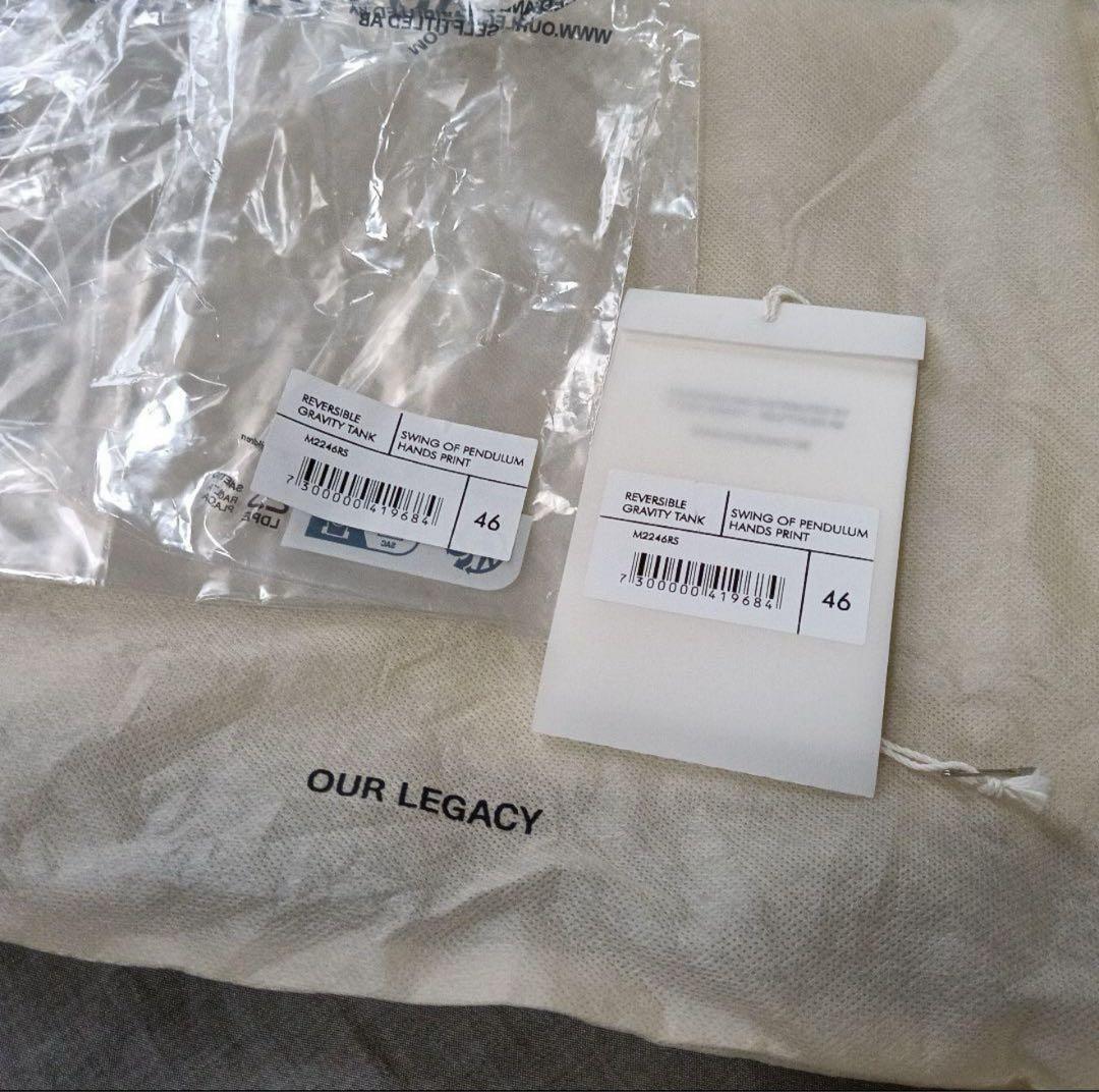 トップス Our legacy Reversible Gravity Tank /24ss