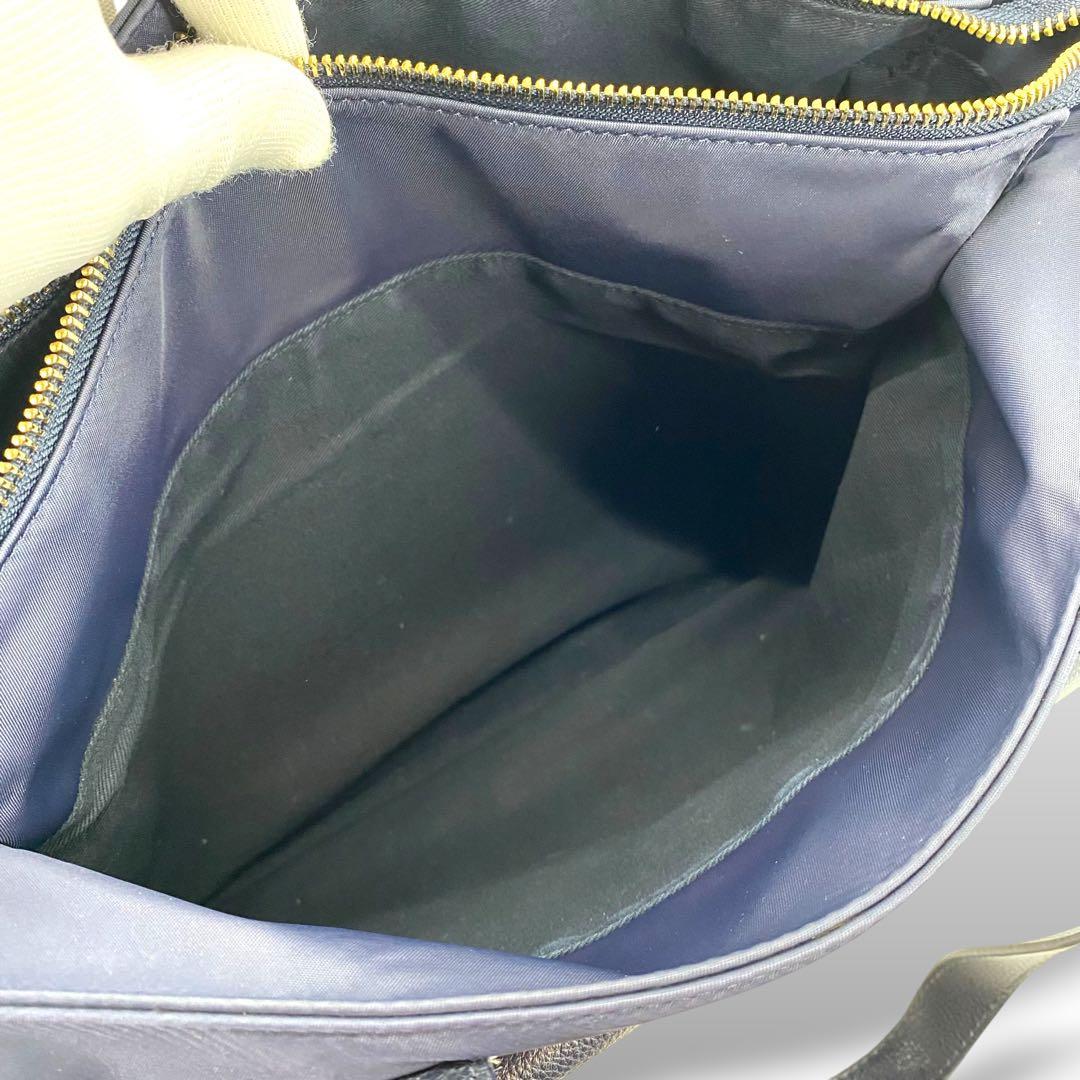 【美品】ポールスミス トートバッグ ビジネスバッグ マルチストライプ A4収納