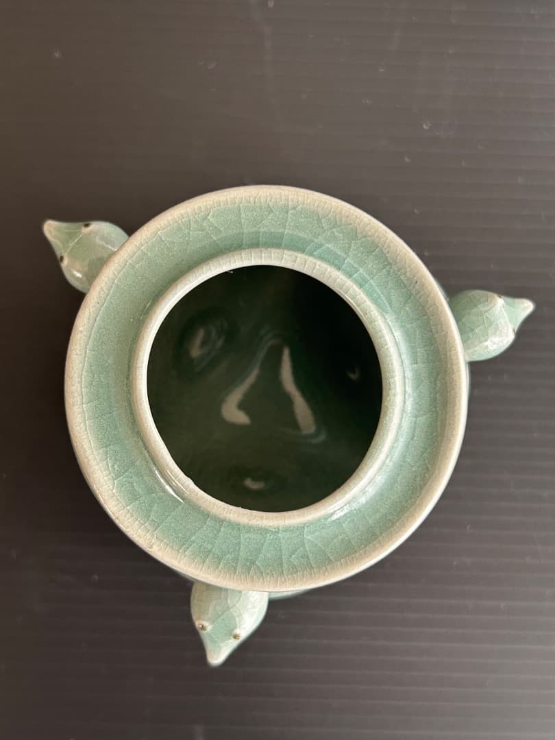 香炉 (韓国人間国宝 池順鐸 作) 　　　(価格見直し ¥10,800→ )