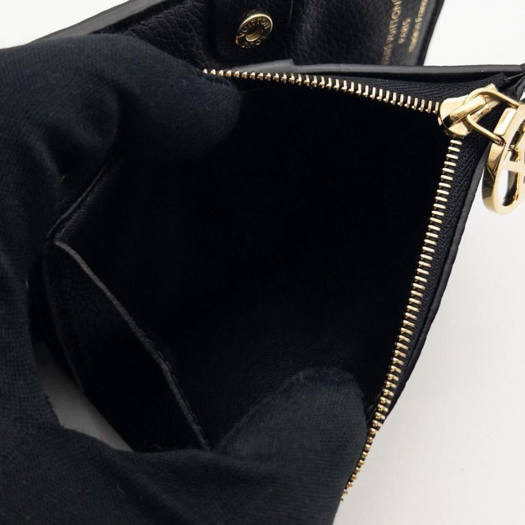 【超極美品】ルイヴィトン　新型ICポルトフォイユリサ　モノグラムアンプラント　黒