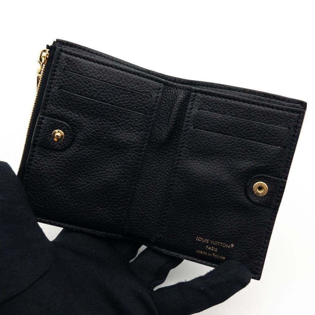 【超極美品】ルイヴィトン　新型ICポルトフォイユリサ　モノグラムアンプラント　黒
