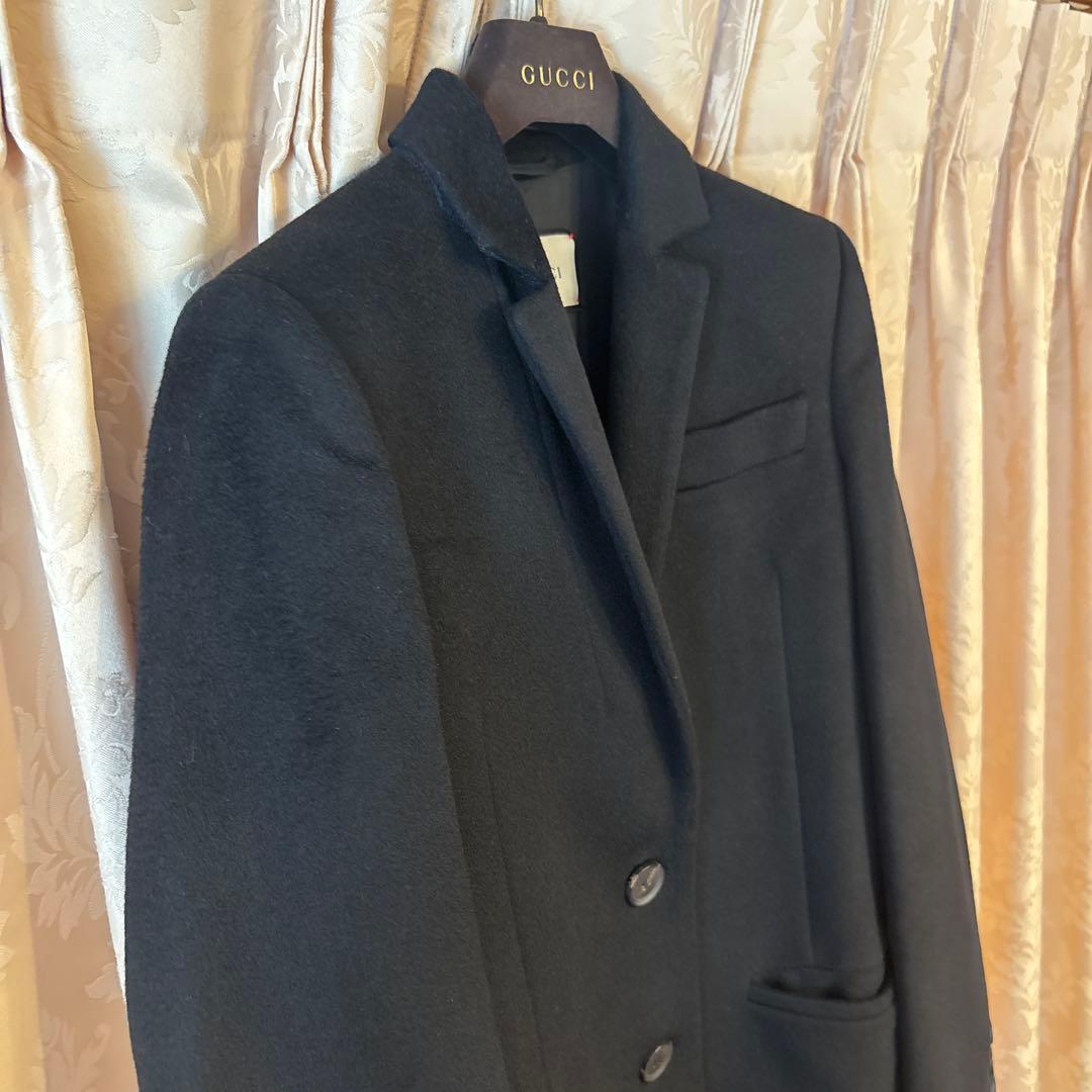 初売りセール‼️GUCCI チェスターコート 38 黒