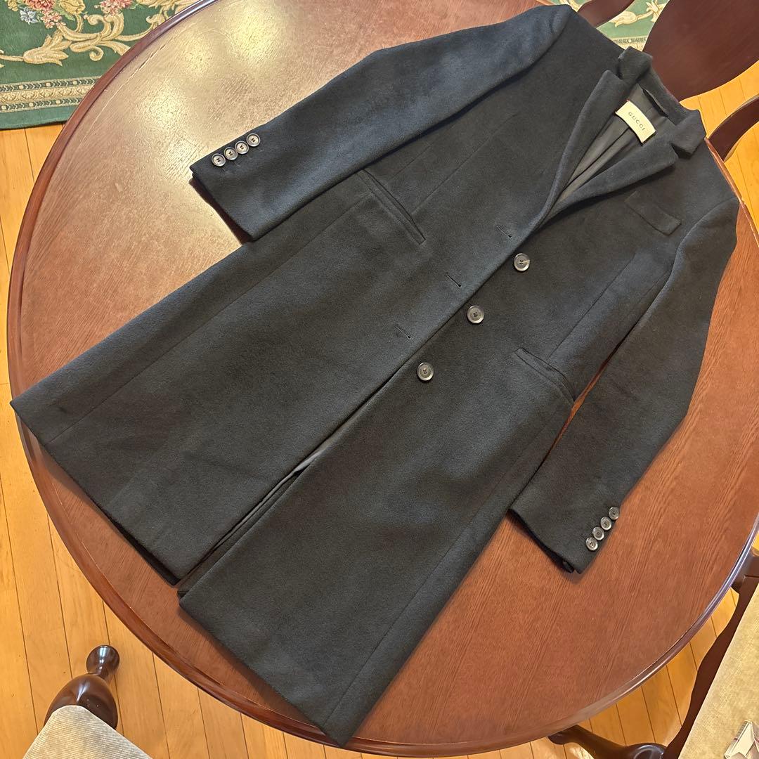 初売りセール‼️GUCCI チェスターコート 38 黒