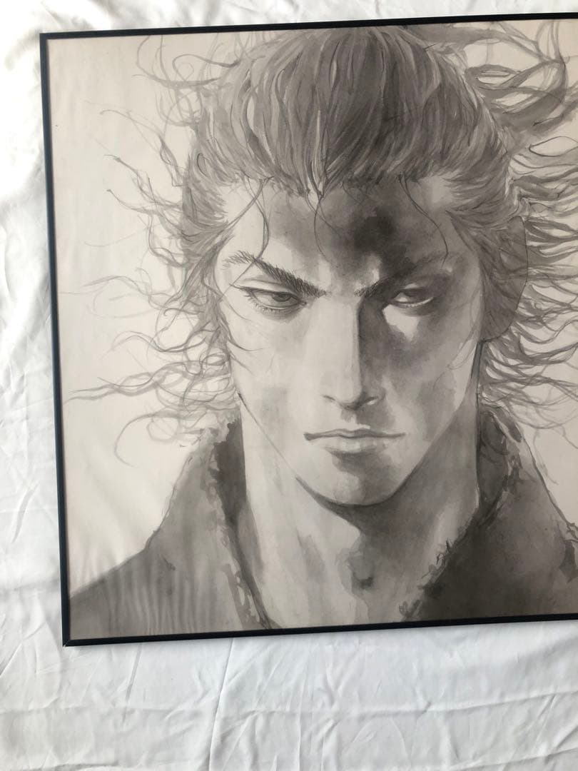 廃盤完売品・2008年製バガボンドVagabond•井上雄彦氏＊特大原画複製額付