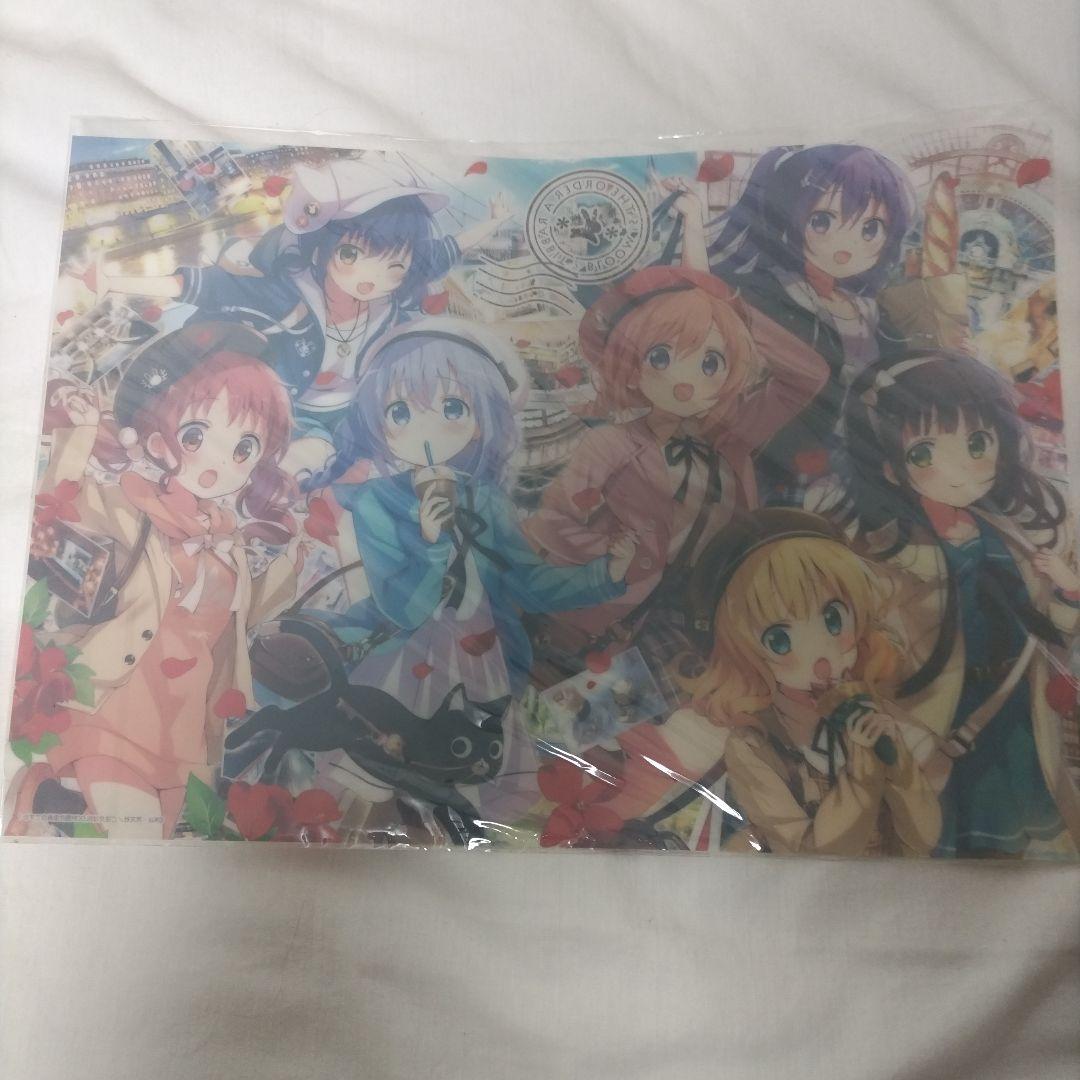 ご注文はうさぎですか??A3クリアポスター 3Dポスター キャンバスボード