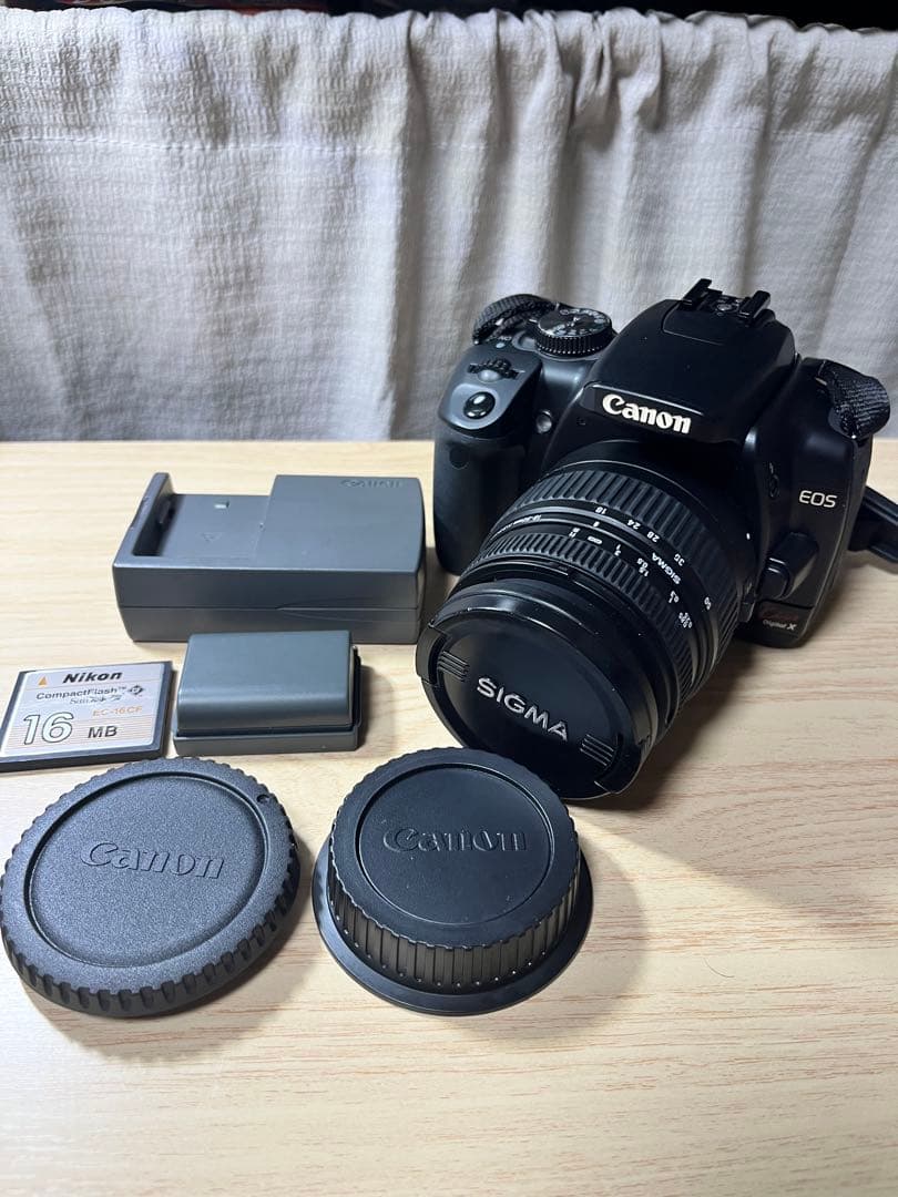 ♫稼働品 Canon EOS Kiss Digital X + SIGMAレンズ