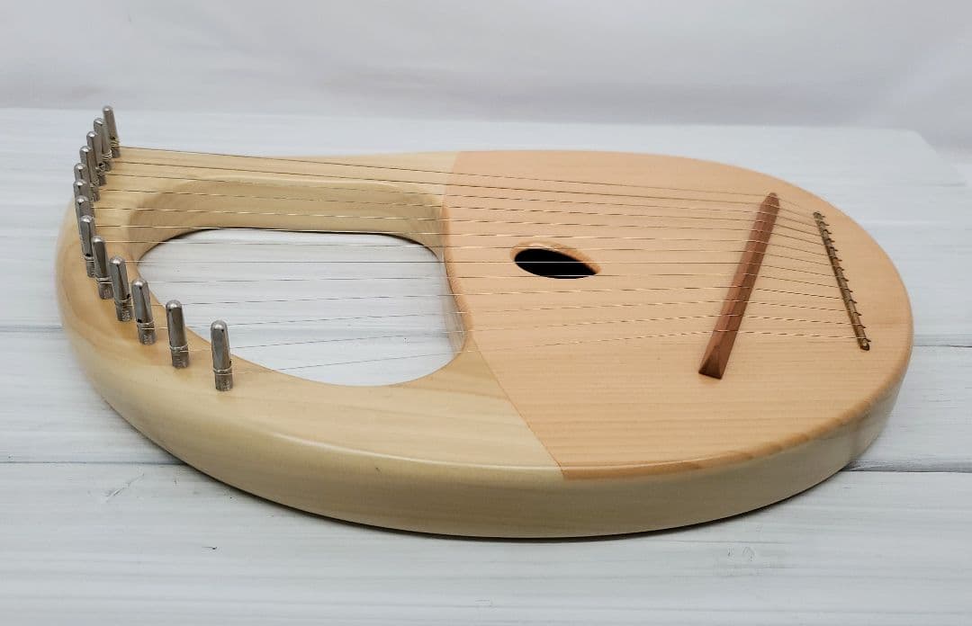 SANSO ライアー　13弦 　極美品　木製ケース付　三創楽器