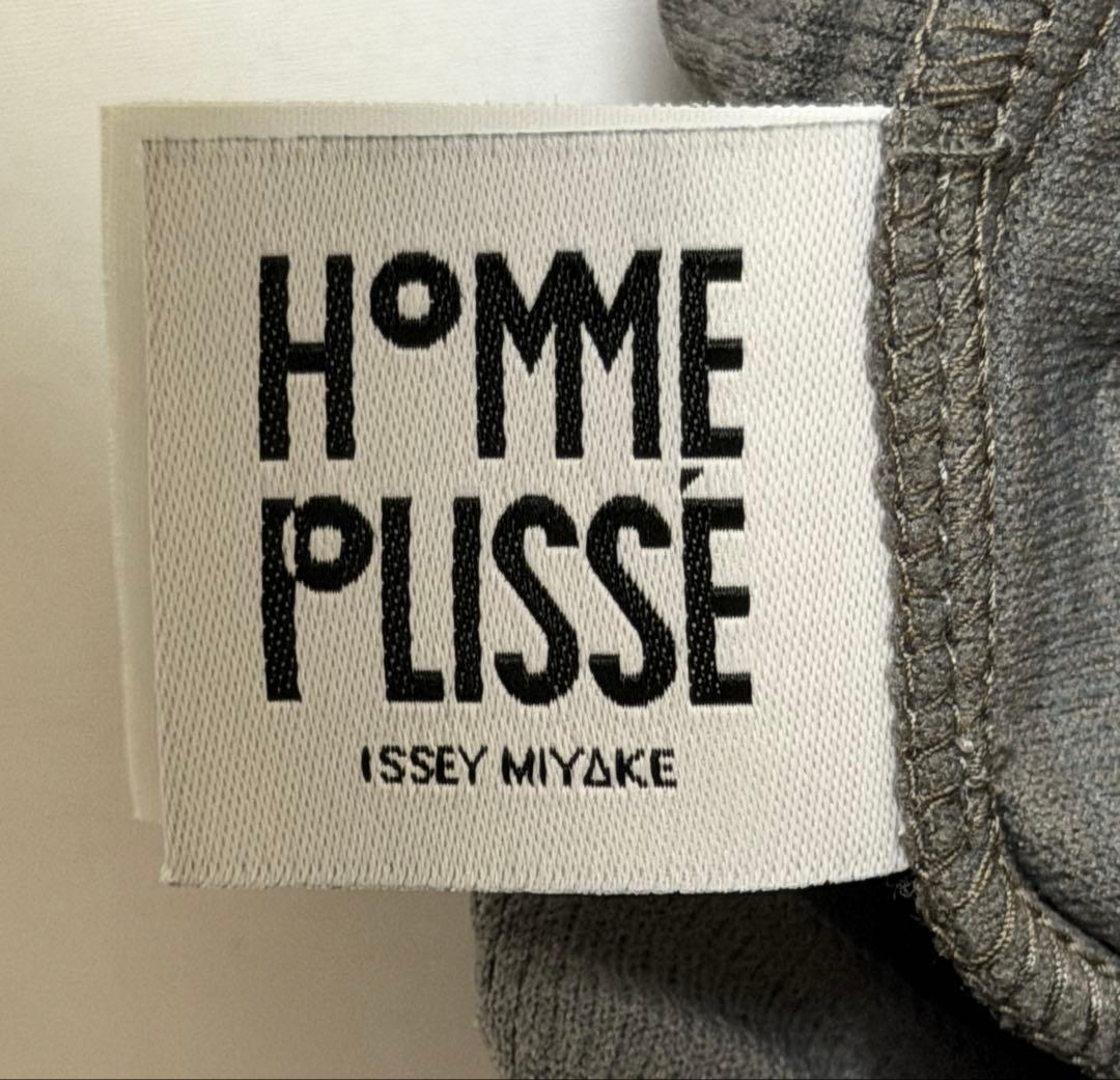 オムプリッセ モックネックTシャツ グレー