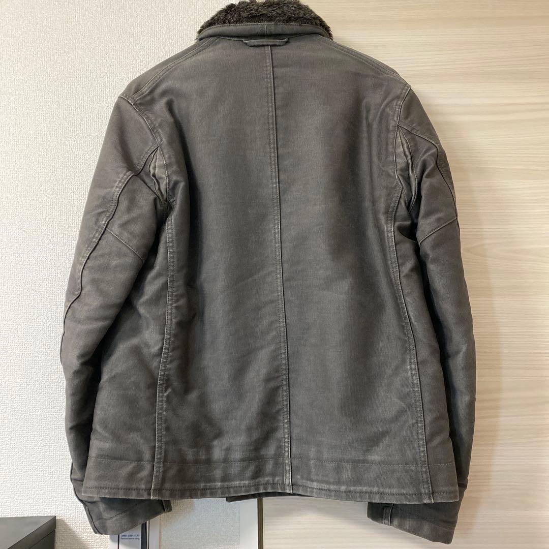 BLUE BLUE ファー付きジャケット