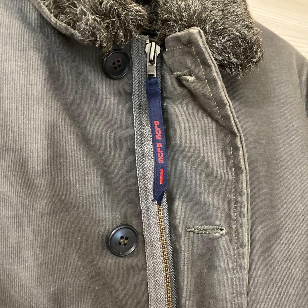 BLUE BLUE ファー付きジャケット