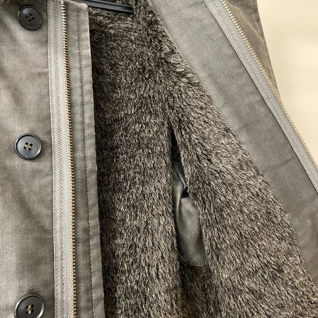 BLUE BLUE ファー付きジャケット