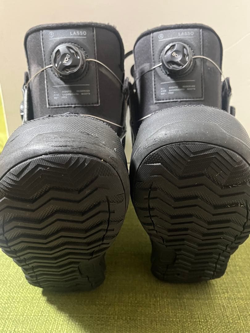 RIDE LASSO 26 スノーボードブーツ 黒 ワイヤー新品交換済 予備付き