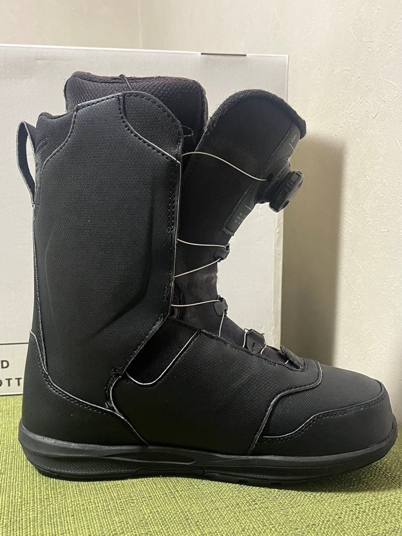 RIDE LASSO 26 スノーボードブーツ 黒 ワイヤー新品交換済 予備付き