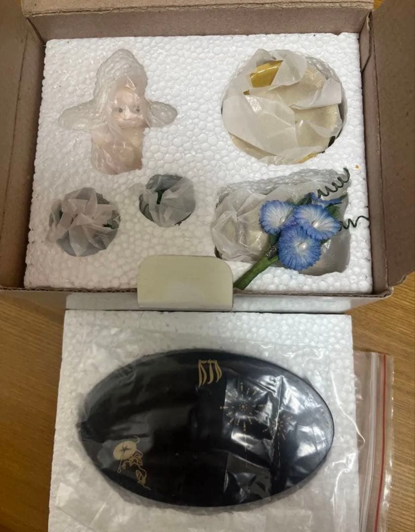 歳時記　ローズオニールキューピー　加藤工芸　8月