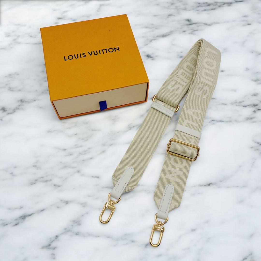⭐️未使用⭐️ ルイヴィトン ショルダーストラップ LV ベージュ ホワイト