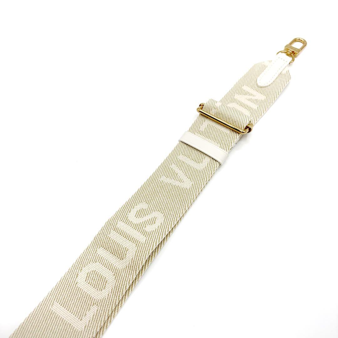 ⭐️未使用⭐️ ルイヴィトン ショルダーストラップ LV ベージュ ホワイト