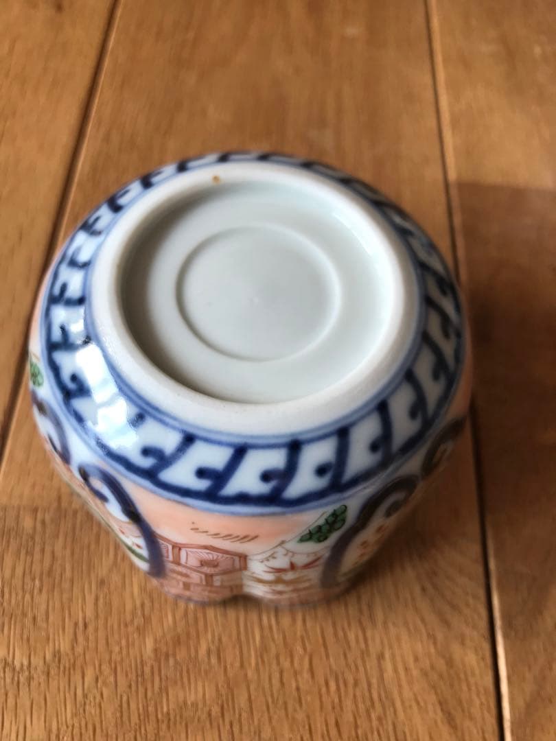 大聖寺伊万里　古伊万里　伊万里　色絵　金彩　向付　輪華鉢　5客