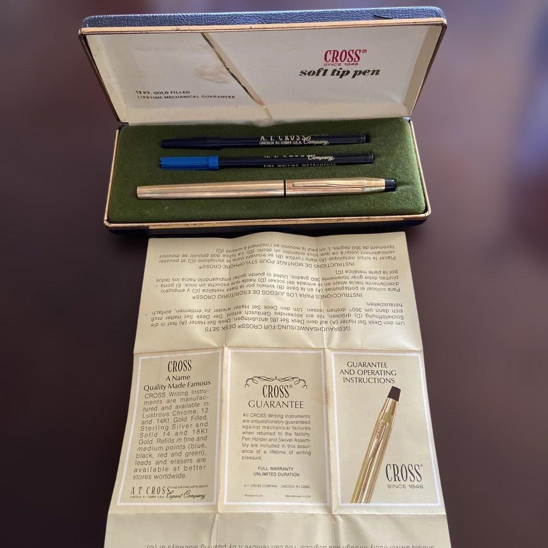 CROOS soft tip pen 14金張り