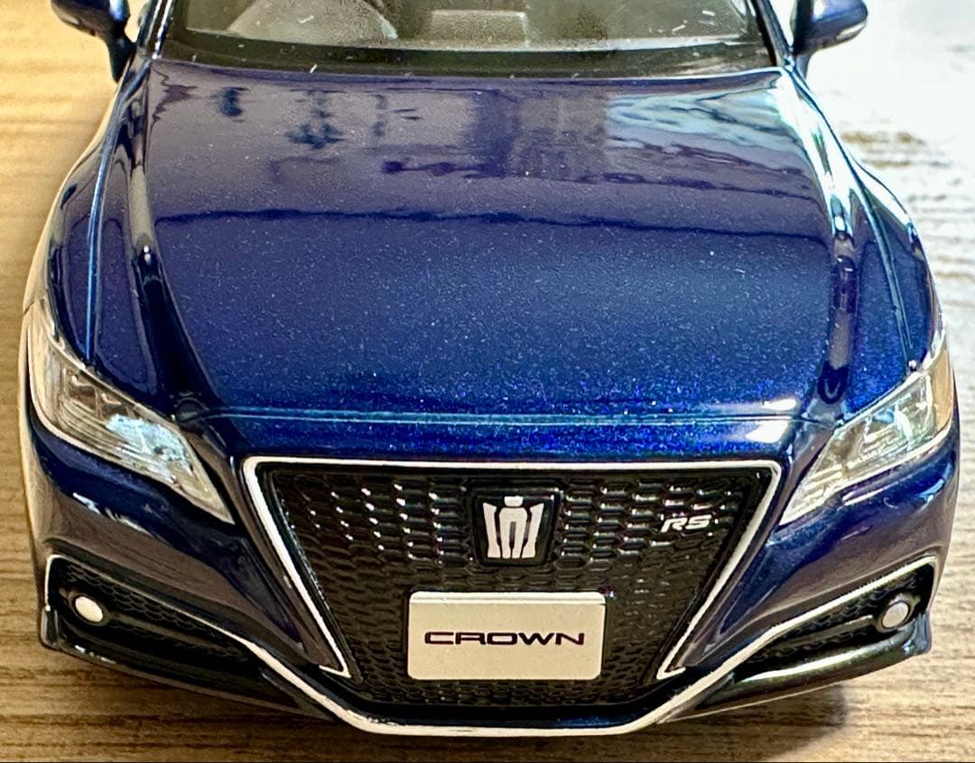 トヨタ クラウンRS 220系 カラーサンプル ミニカー タークブルーマイカ