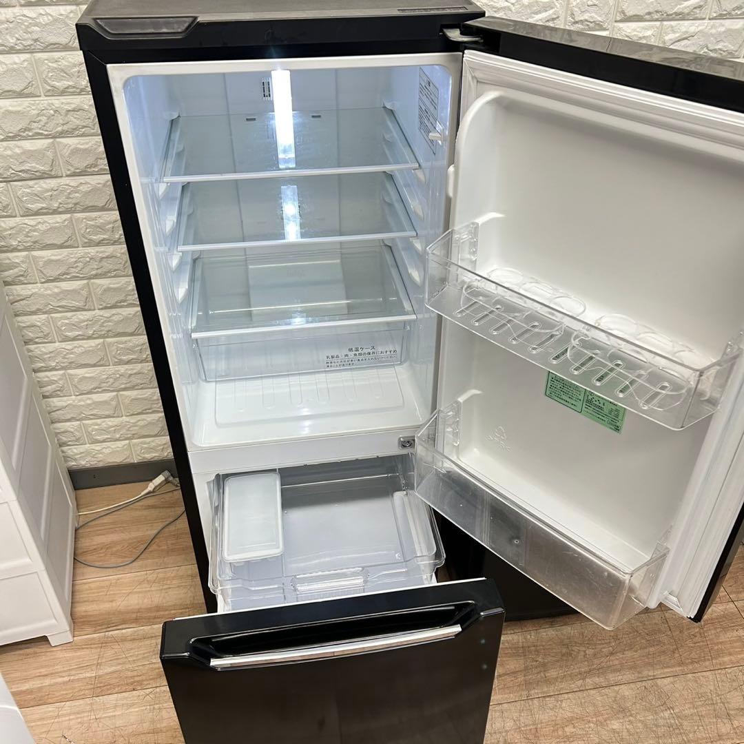 人気のブラック　一人暮らし　冷蔵庫　洗濯機分解洗浄済み✨✨大阪