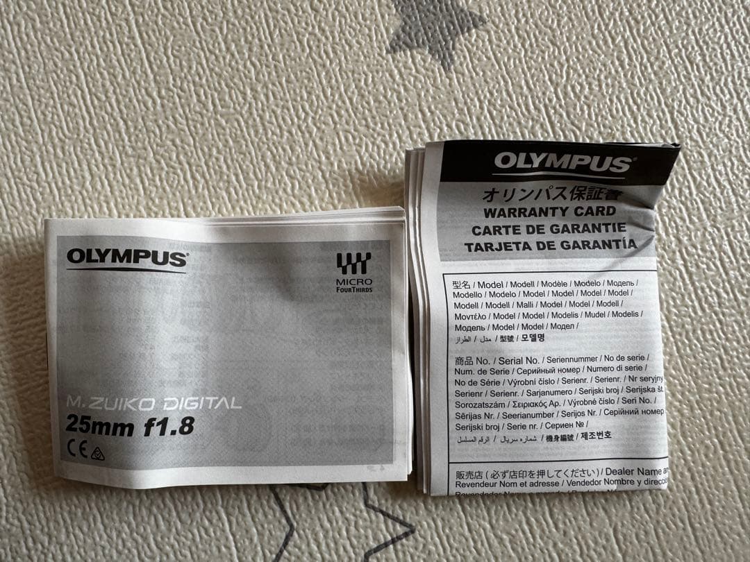 OLYMPUS M.ZUIKO DIGITAL 25mm f1.8 ブラック